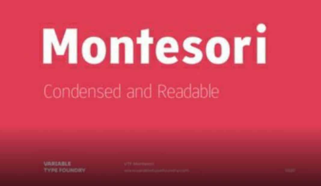 Montesori Variable Type Font