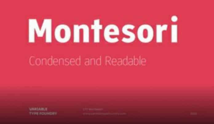 Montesori Variable Type Font
