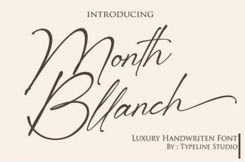 Month Bllach Font