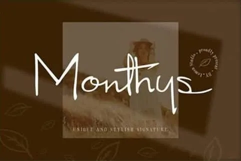 Monthys Font