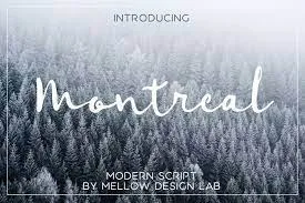 Montreal Script Font