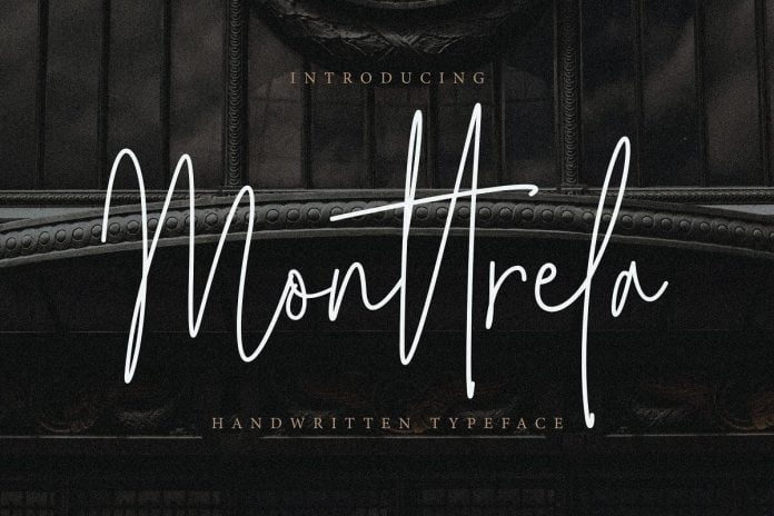 Monttrela Handwritten Font
