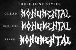 Monumental Purgatory Font