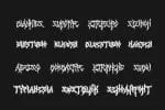 Monumental Purgatory Font