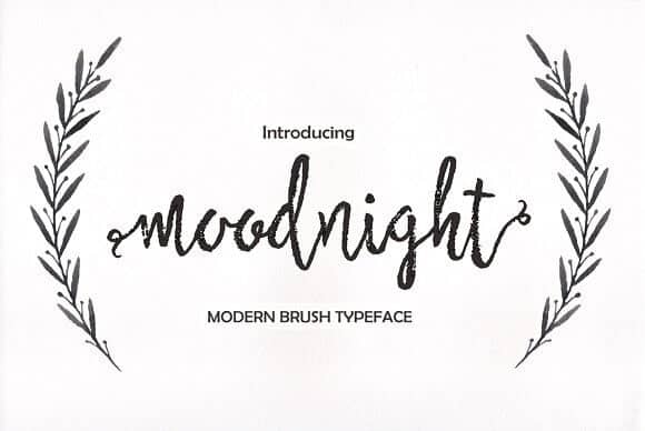 Moodnight Font