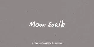 Moon Earth Font
