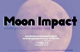 Moon Impact Font Bold