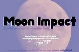 Moon Impact Font Bold