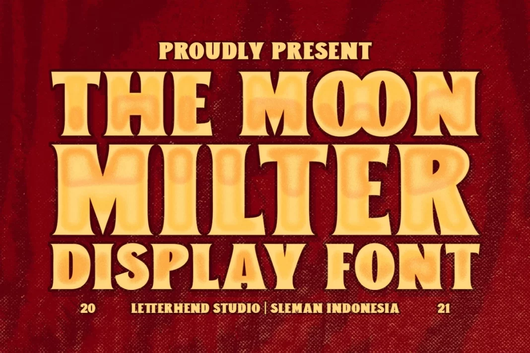 Moon Milter - Bold Display Font