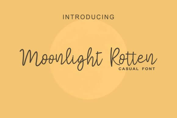 Moonlight Rotter Font