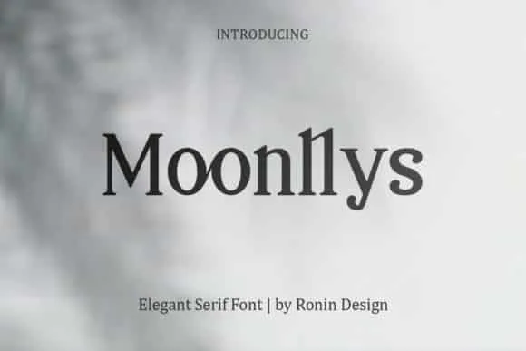 Moonllys Font Moonllys Font