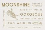 Moonshine + Moonshine Aged + Bonus Pack Font