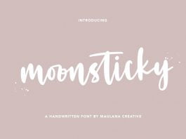 Moonsticky Font