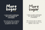 More Sugar Font