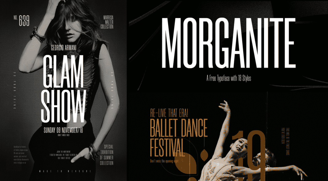 Morganite Family - 18 Styles Font