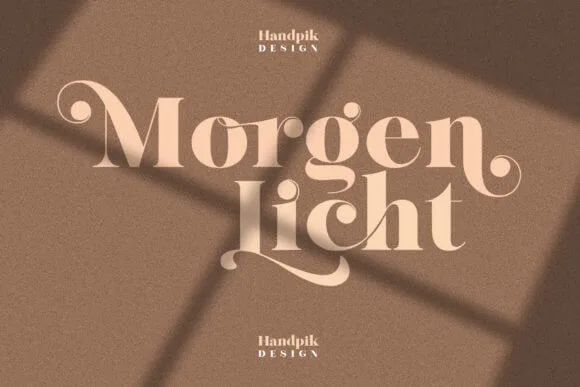 Morgen Licht Font