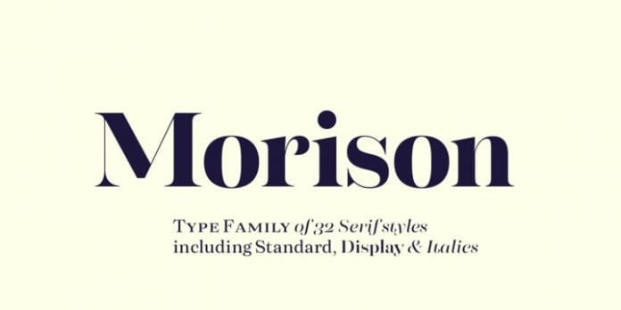 Morison Font Families