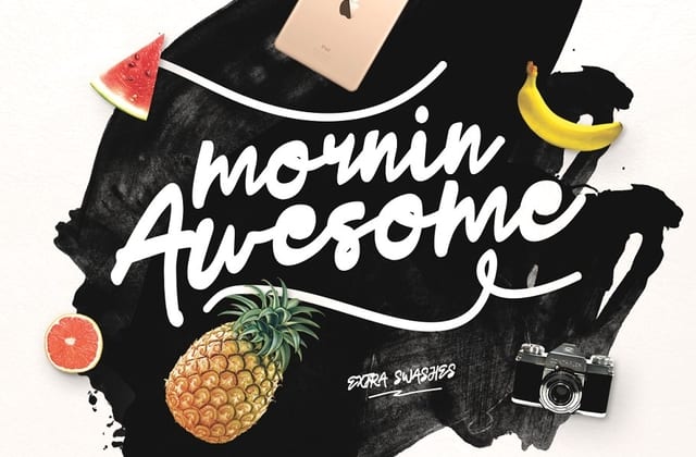 Mornin Awesome font
