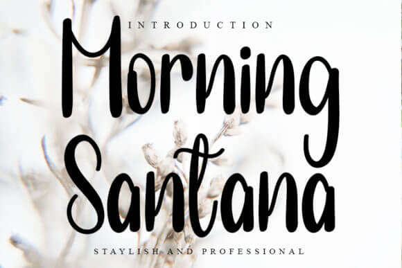 Morning Santana Font