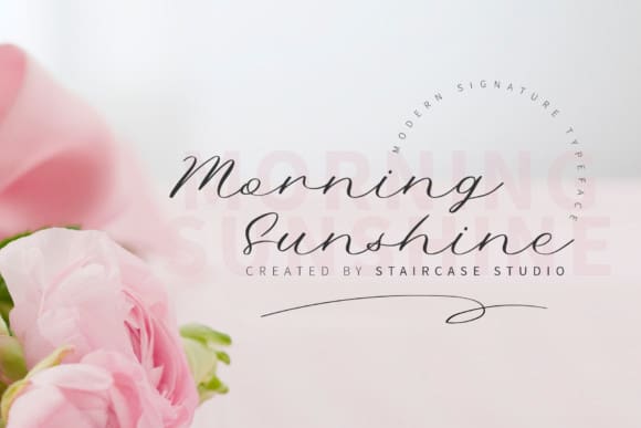 Morning Sunshine Font