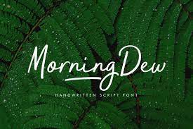 MorningDew Font