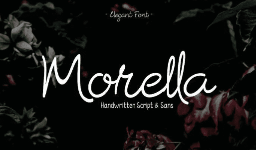 Morrella Hand drawn Script Fonts