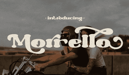 Morrello - Bold Serif Font Morrello - Bold Serif Font