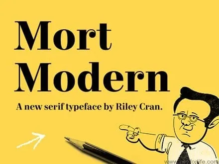 Mort Modern Font