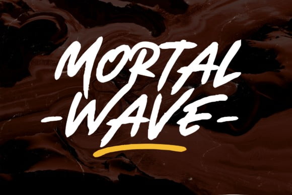 Mortal Wave Font