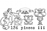 Mortised Vignettes Font