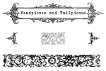 Mortised Vignettes Font