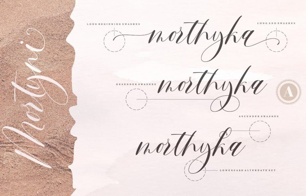 Mortyni (c) Aqeela Studio Font