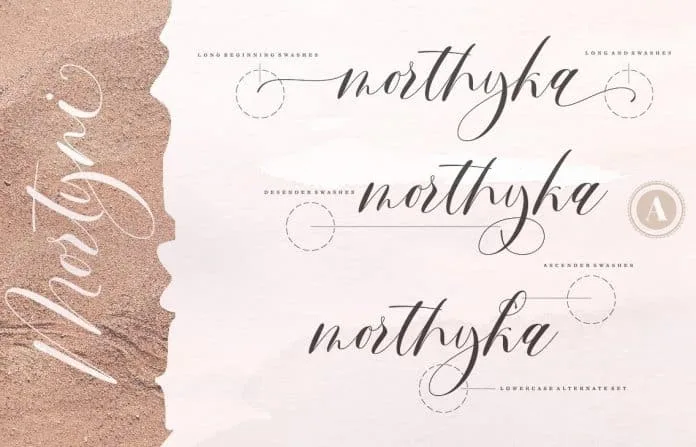 Mortyni (c) Aqeela Studio Font