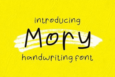 Mory Handwritting Font