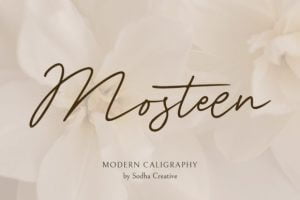 Mosteen Font