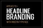 Mostin Typeface Font