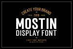Mostin Typeface Font