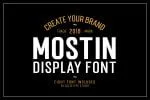 Mostin Typeface Font