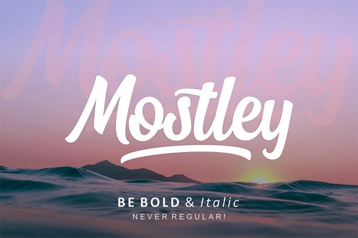 Mostley Font