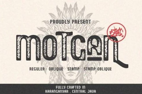 Motgan - Vintage Font