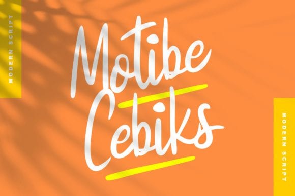 Motibe Cebiks Font