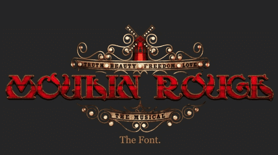 Moulin Rouge Font