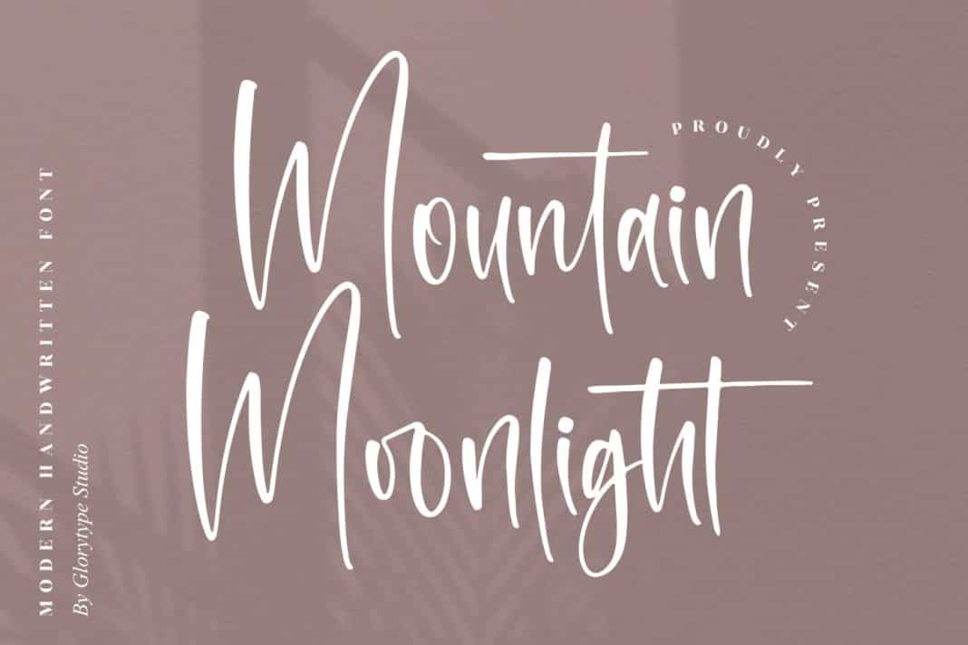 Mountain Moonlight Font