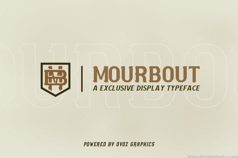Mourbout – NFC Font Family Free Download