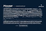 Mouser 2.00 font Cyrillic Font