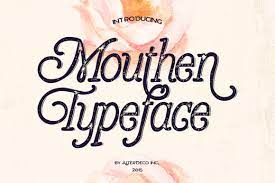 Mouthen Typeface