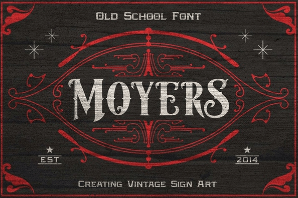 Moyers Old School Font