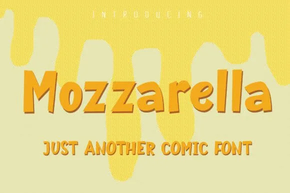 Mozzarella Font