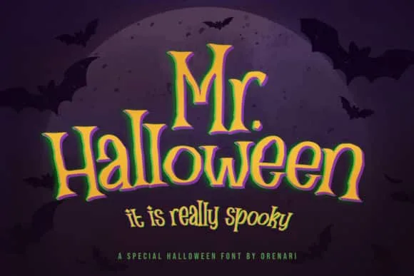 Mr Halloween Font Mr Halloween Font