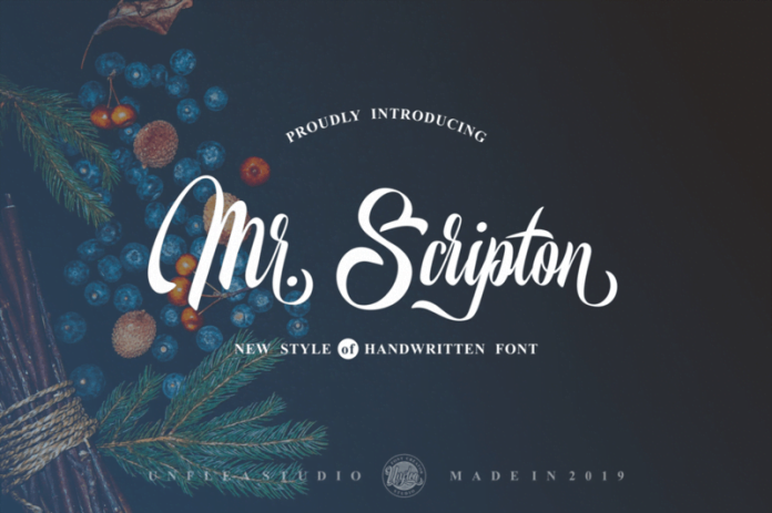 Mr. Scripton Font